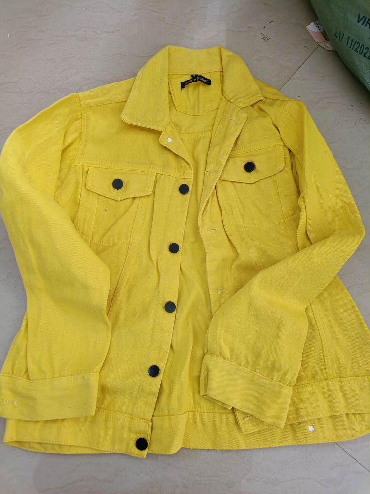 Zara Perks Yellow Jacket