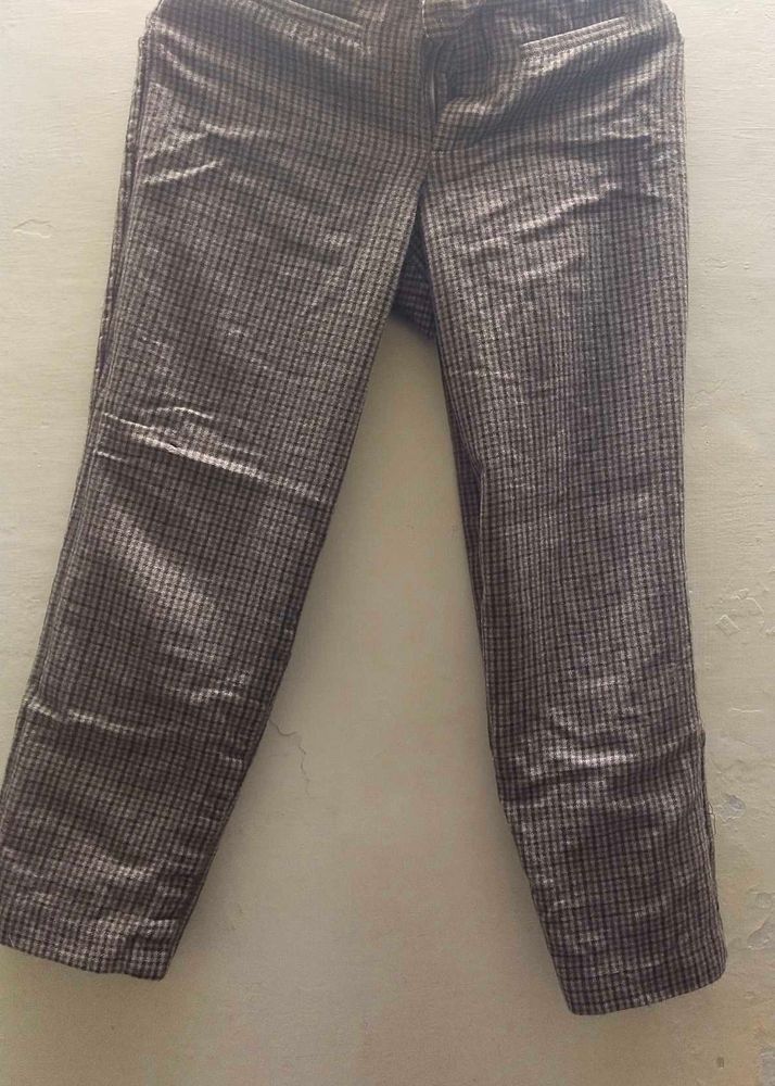 Checkered Casual Pants