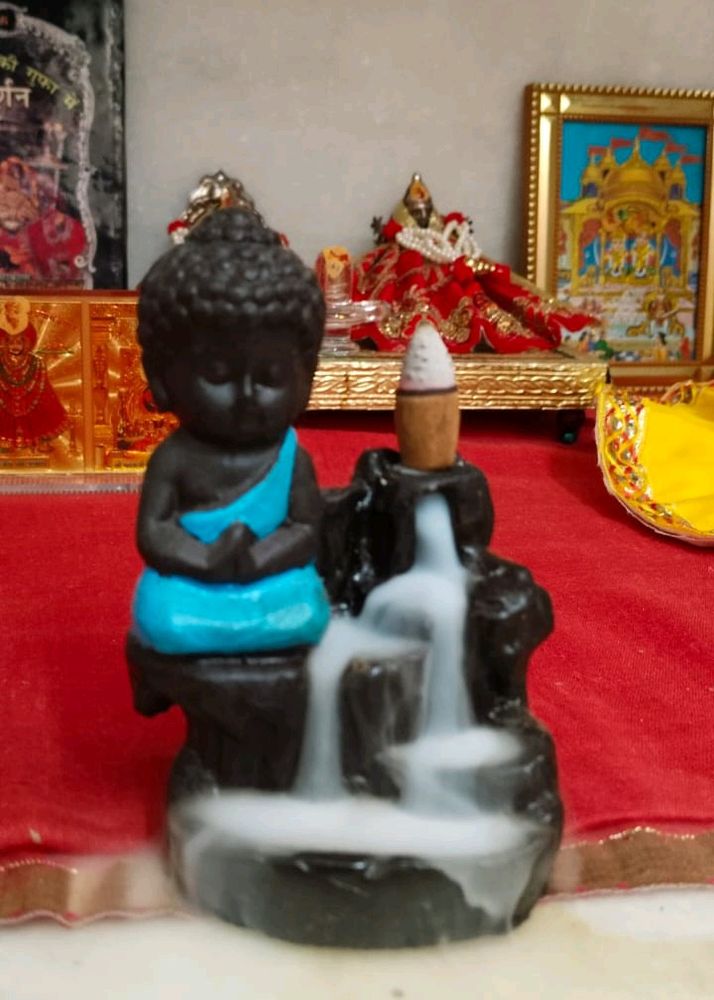Buddha Backflow Smoke Fountain With 50 Dhoop