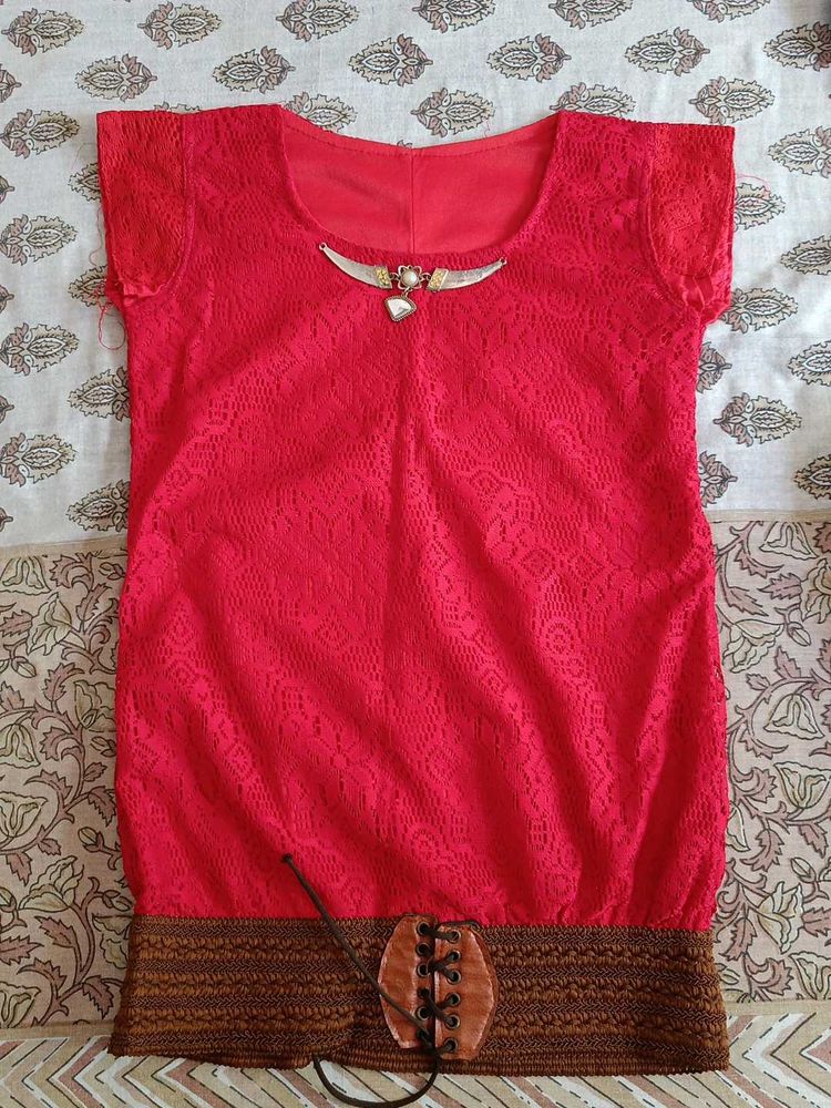 Used Red Top/T Shirt