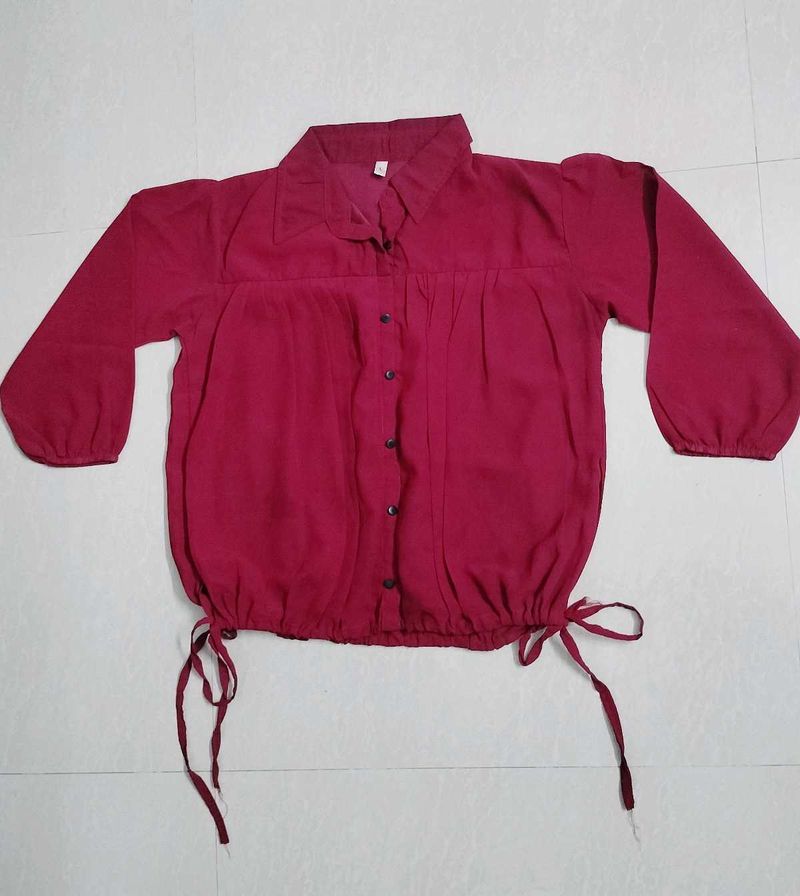 Red Colour Top