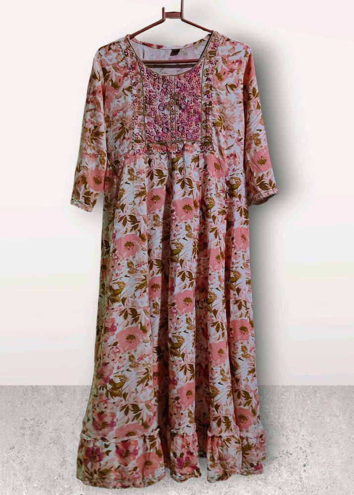 Floral Embroidered Dress