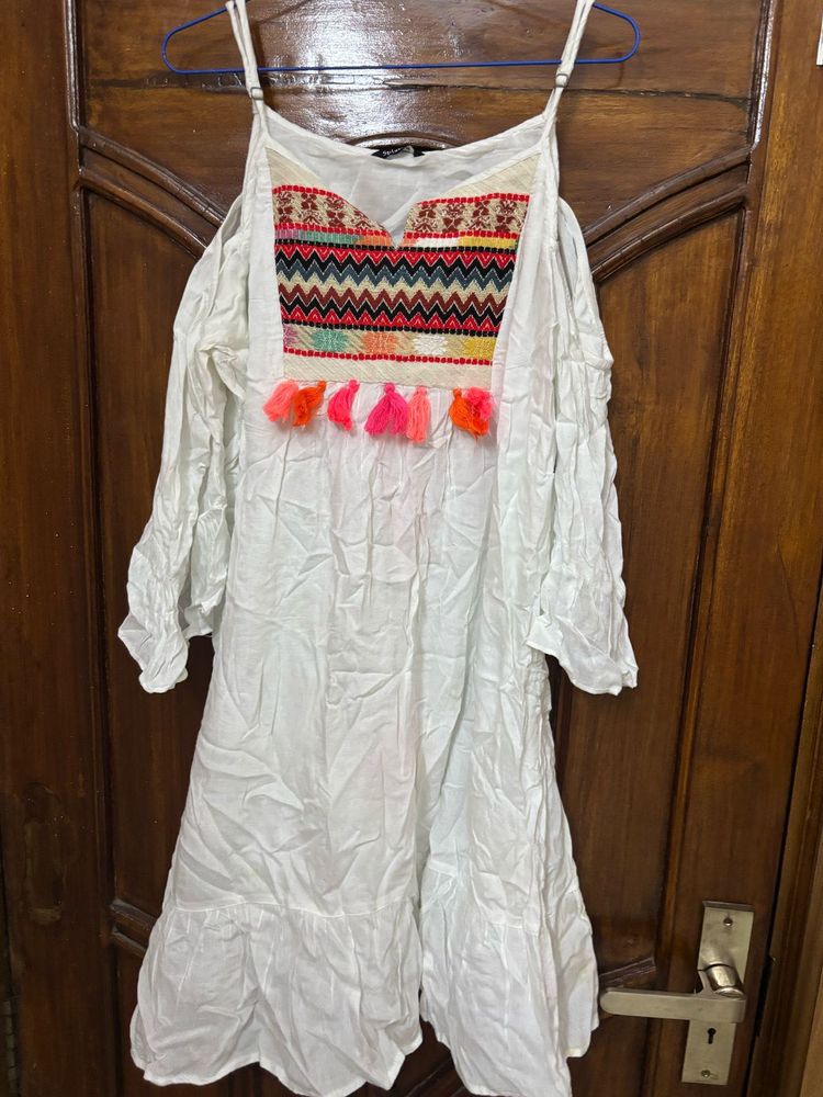 White Short Dress