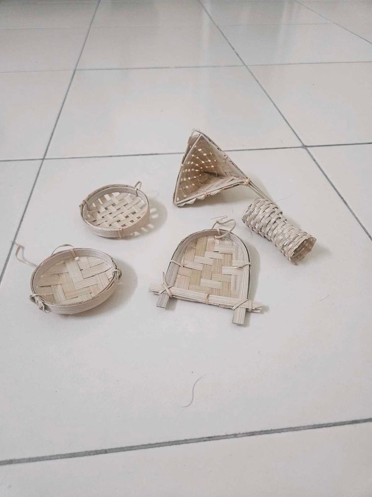 Handmade Bamboo Miniature Set