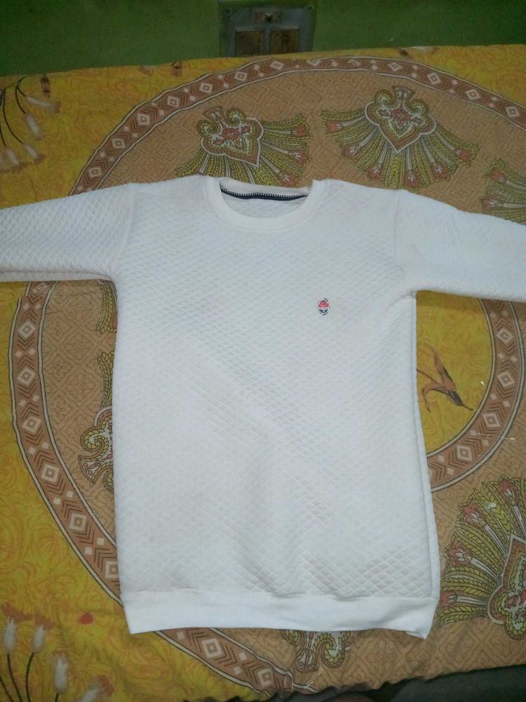 White Knitted Sweater