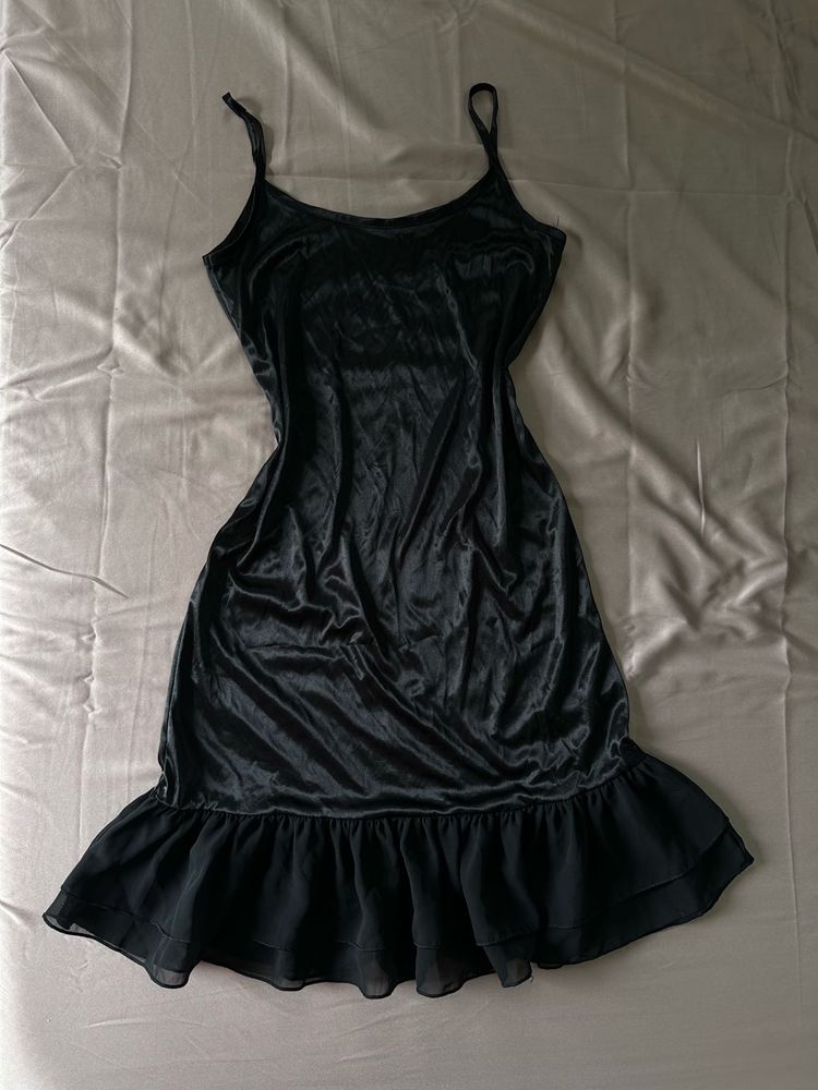 Midnight Satin Nightie