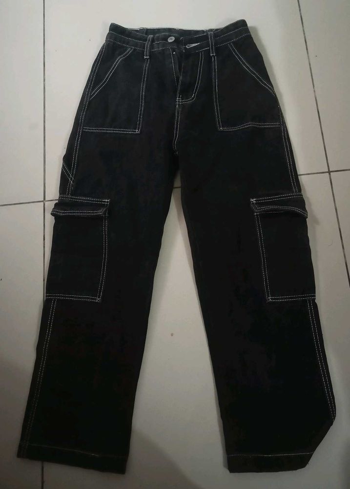 Black Cargo Pants