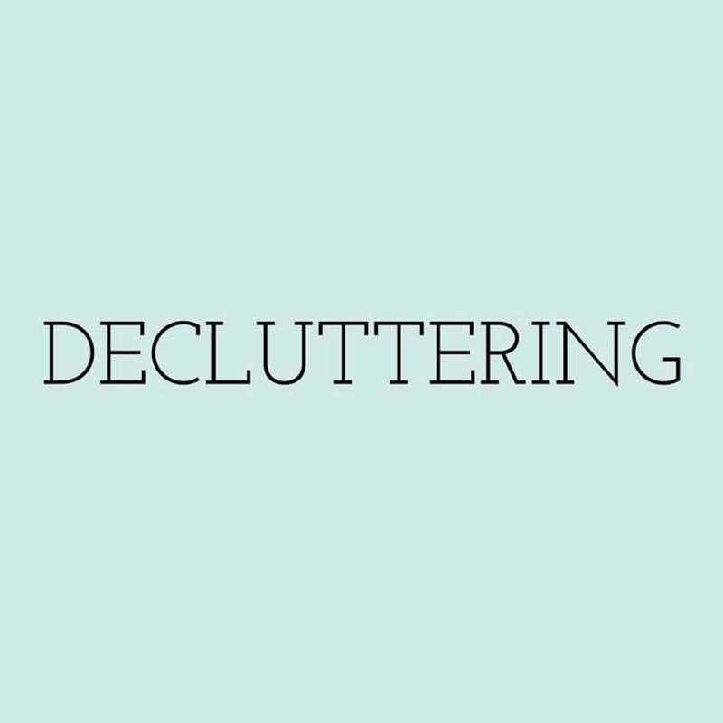 Decluttering my Closet