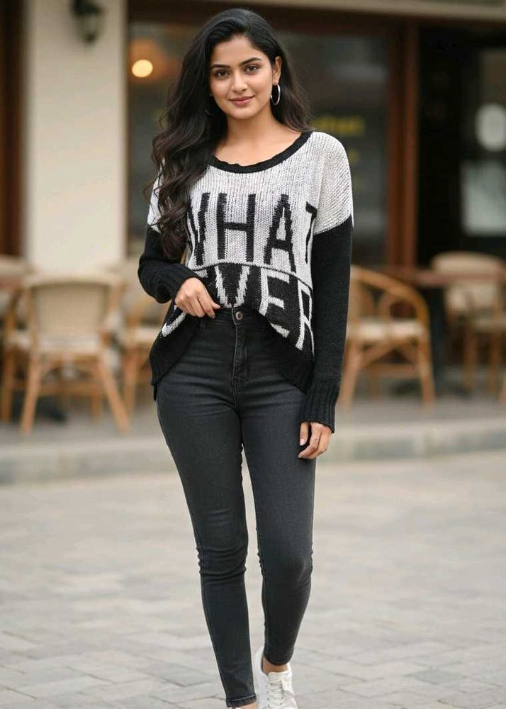 Imported Crochet Sweater