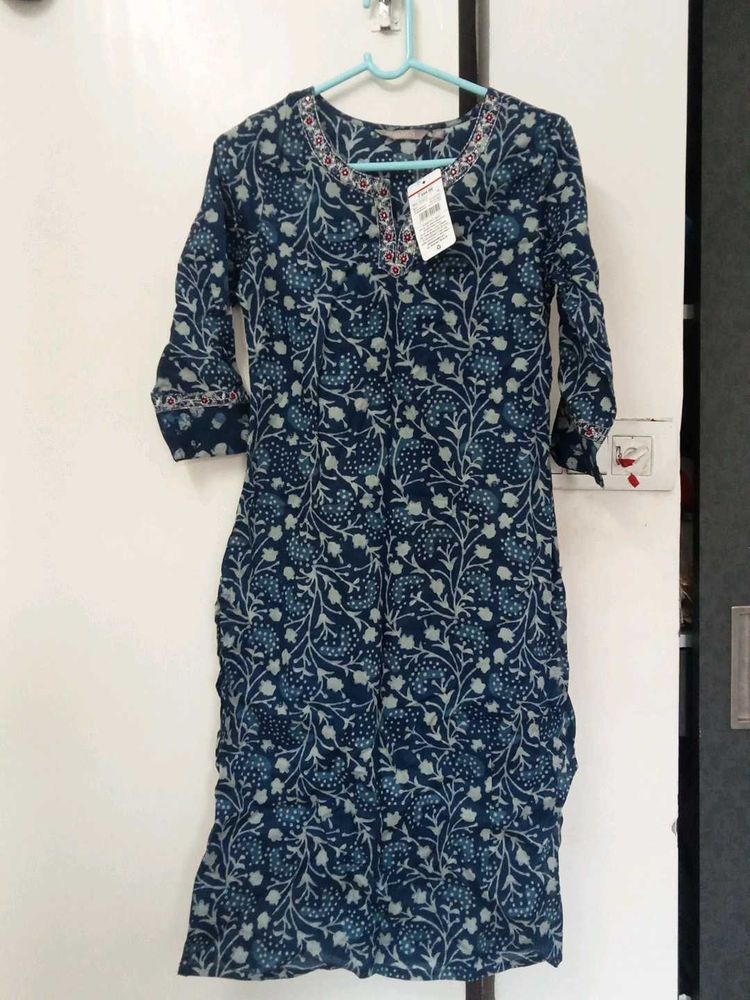 Floral Print Kurta