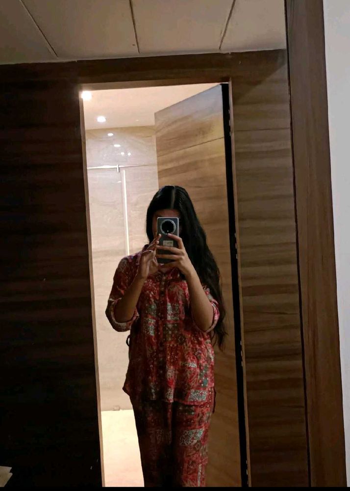 Floral Print cord set