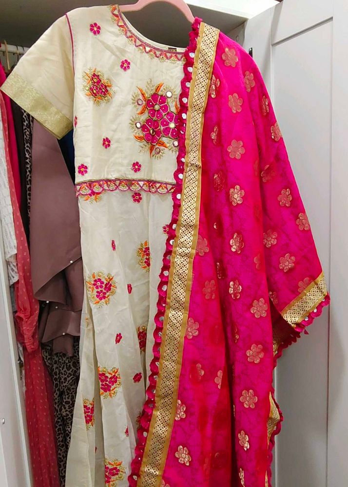 Embroidered frock