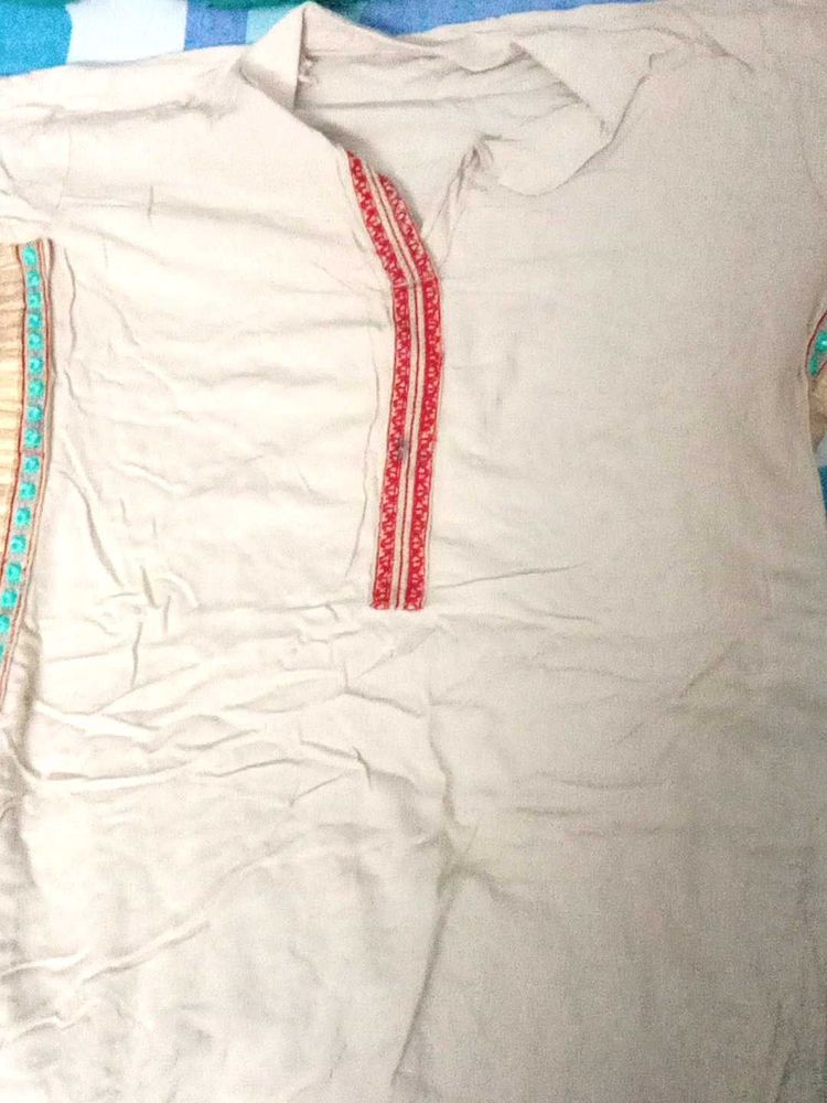 Embroidered Kurti Top