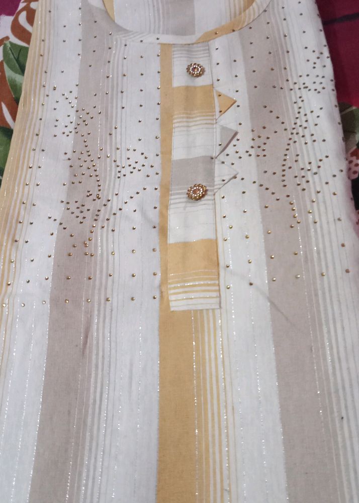 Cotton Royan Semmi Stitched Kurti Pant