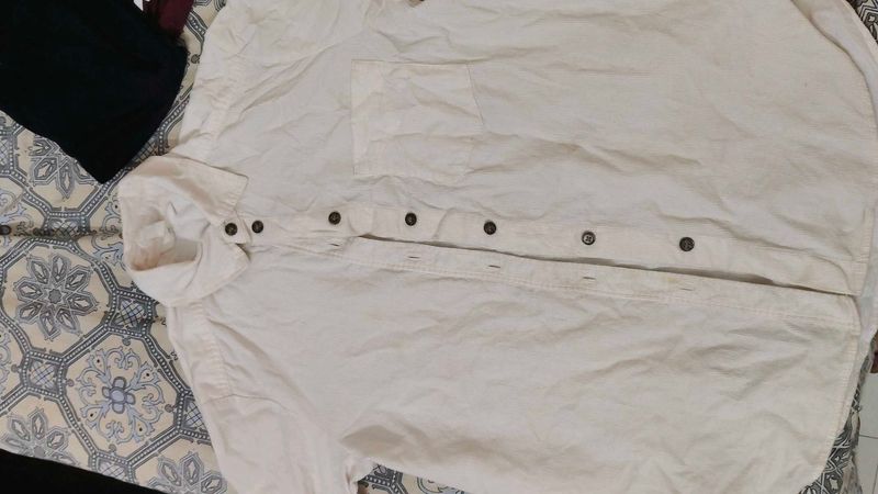 Classic Off-White Button Down Shirt