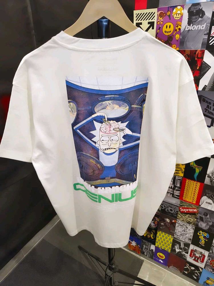 RICK EDITION UNISEX BACKPRINTED OVERSIZE TEE 🔥🔥