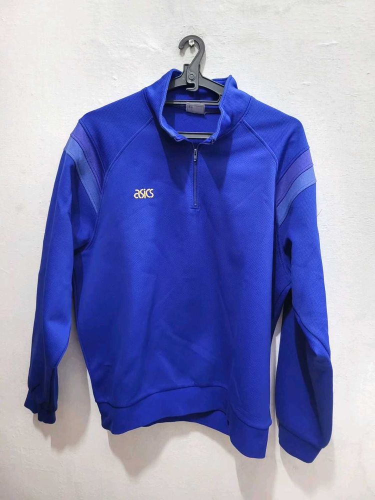 Vintage Asics Blue Pullover