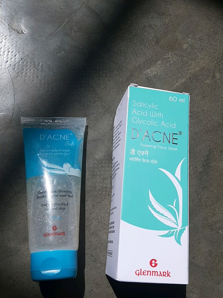 Combo Of 2 D acne Face Washes