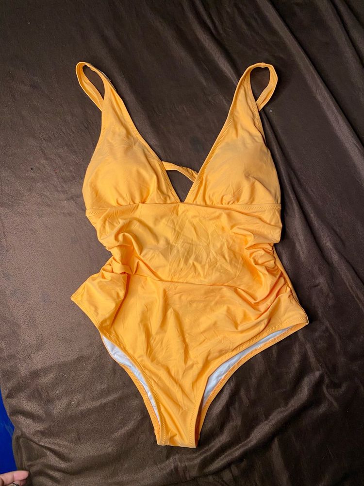 Yellow One Piece Swimsuit