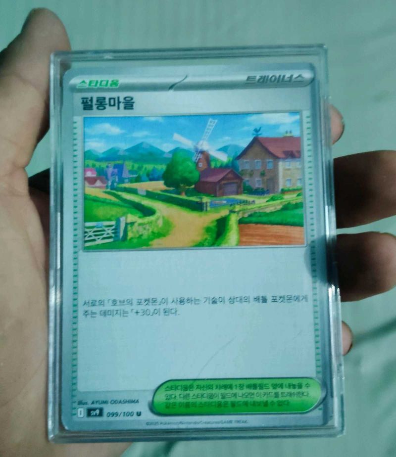 Korean Pokemon Trainer Card