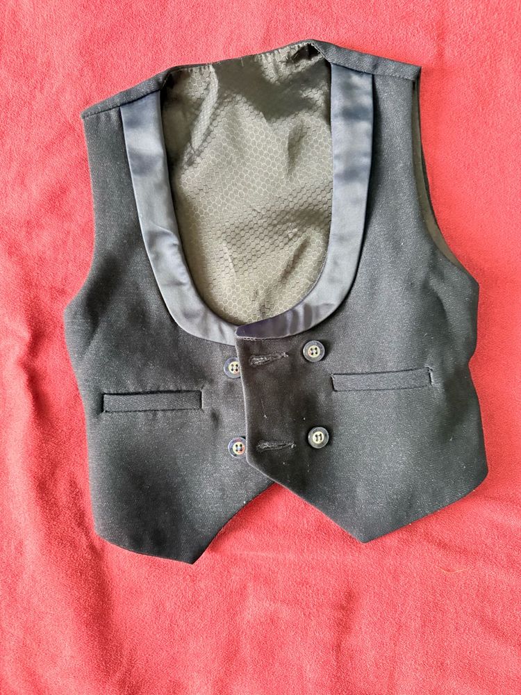 Black Formal Vest