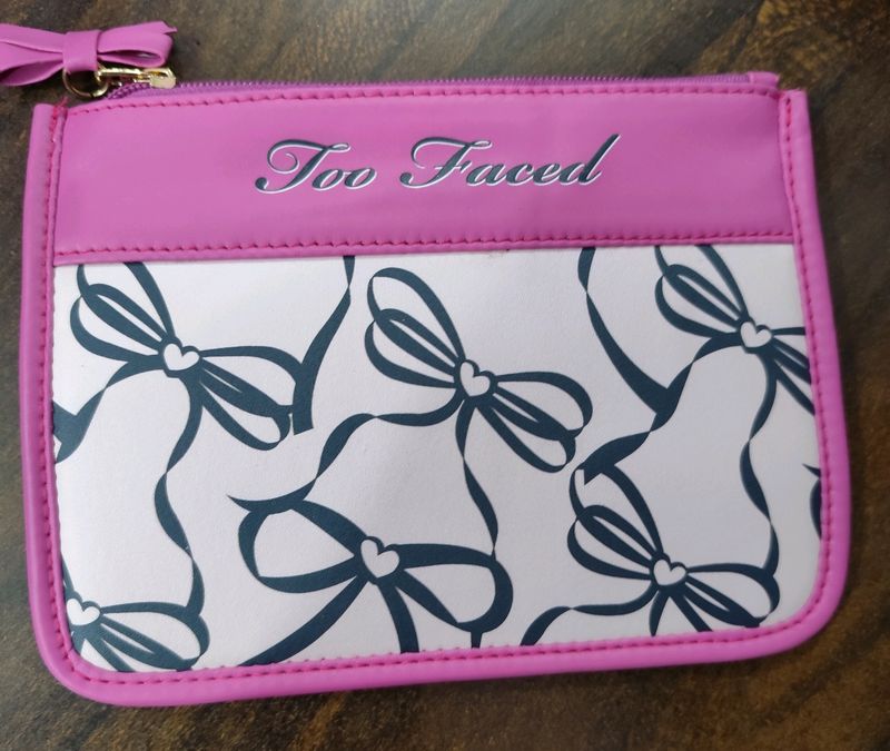 Too Faced Bow Pouch