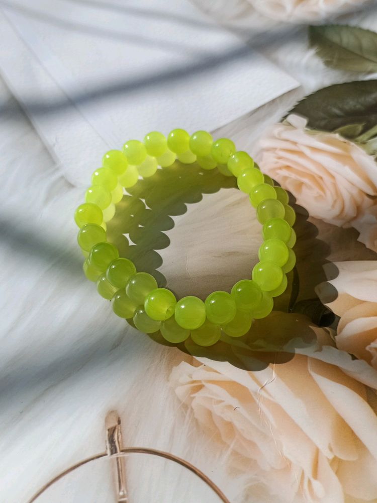 Twinkling Handmade Glass Beads Bracelet