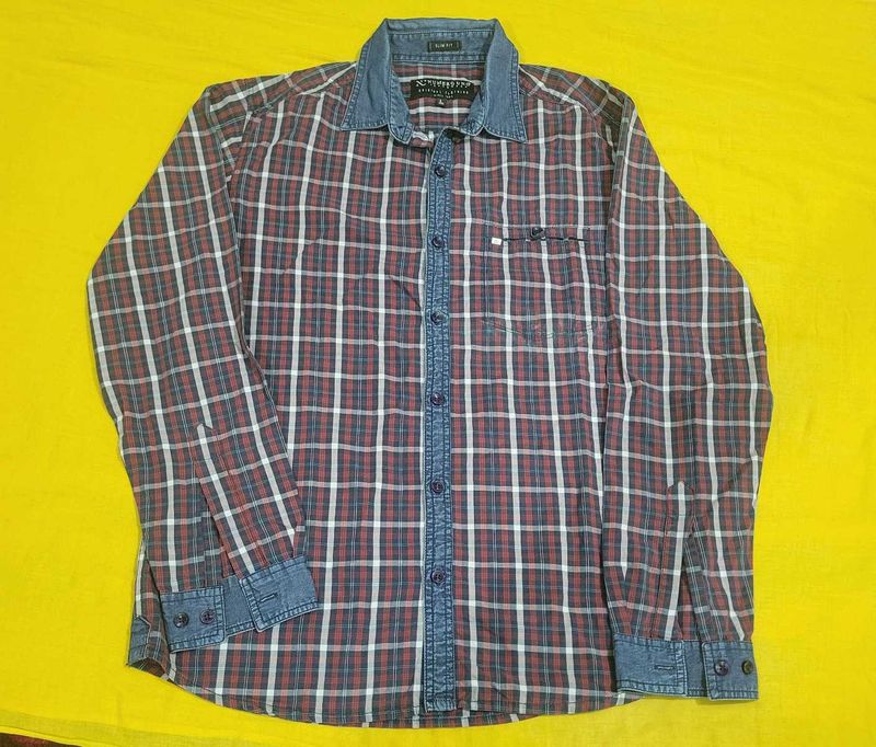 Checked Long Sleeve Shirt