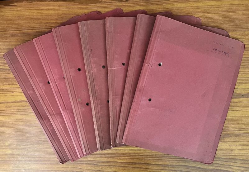 Set of Used File Folders