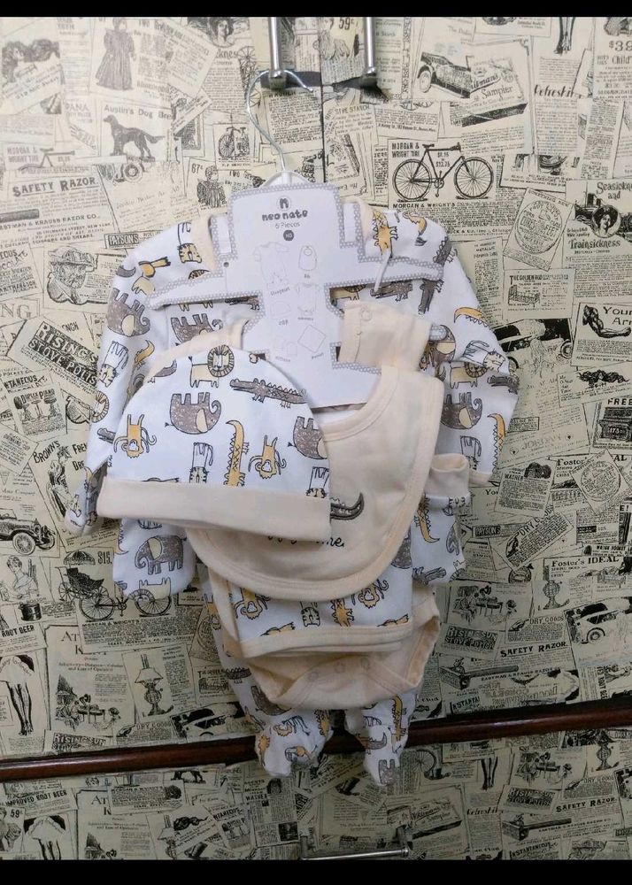 5 Piece Cloth Set for Newborn Baby Girl/Boy