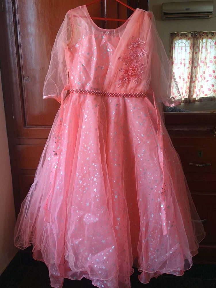 Elegant Pink Party Dress