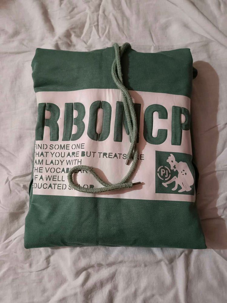 Green Graphic Hoodie