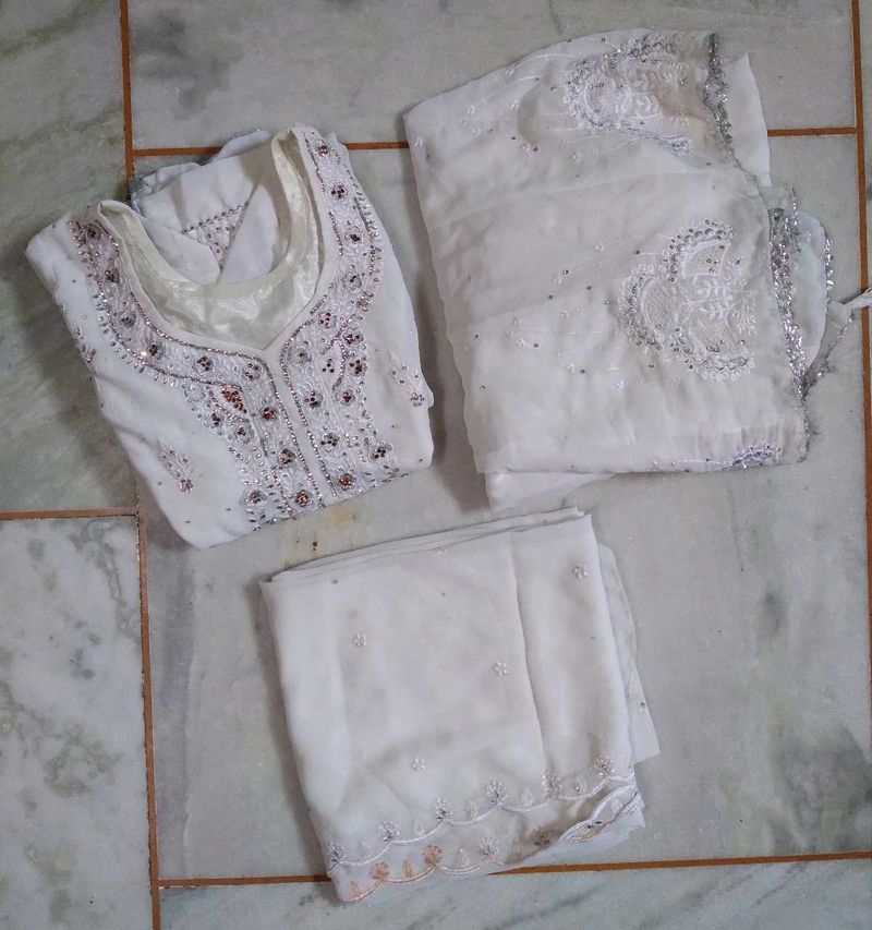 off white garara set