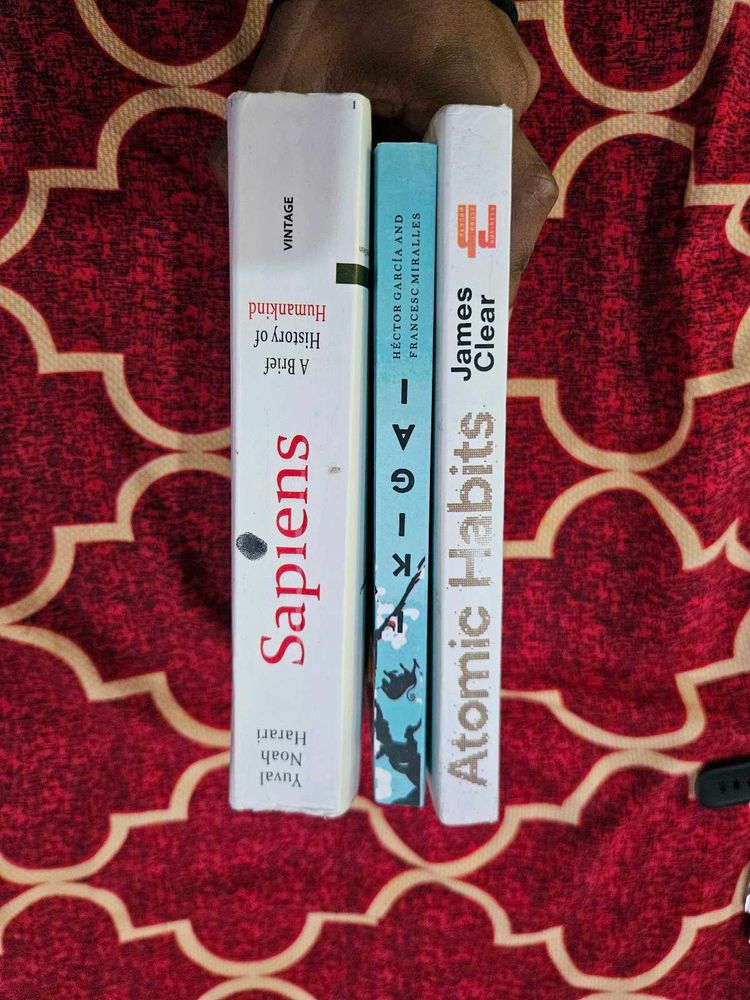 Sapiens, Ikigai, Atomic Habits - Set