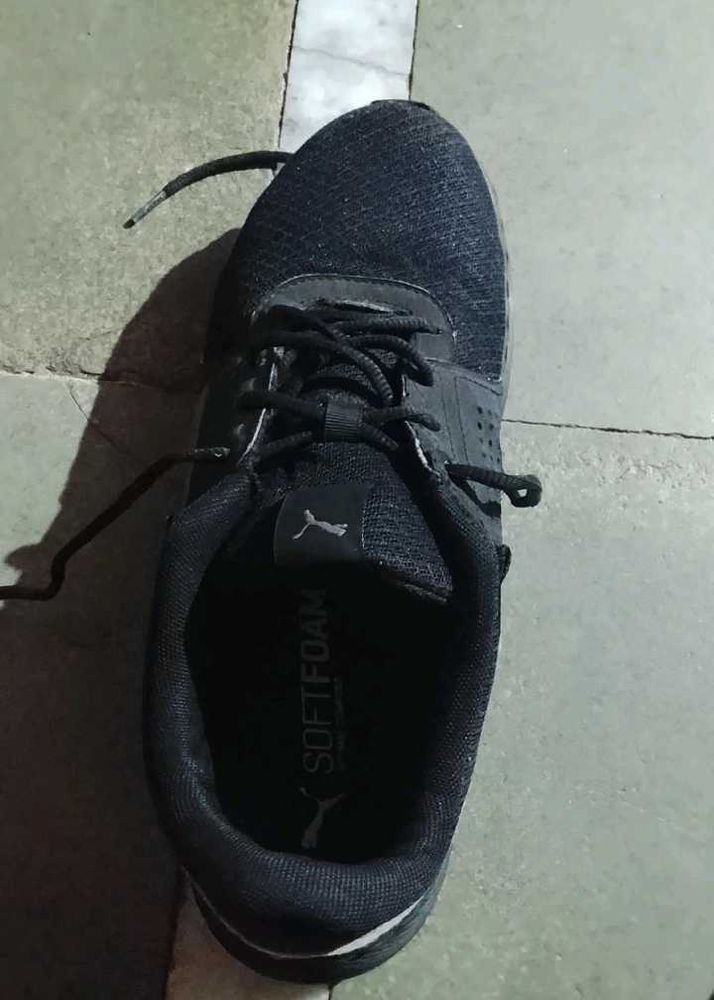 Puma Softfoam Running Shoes - Black