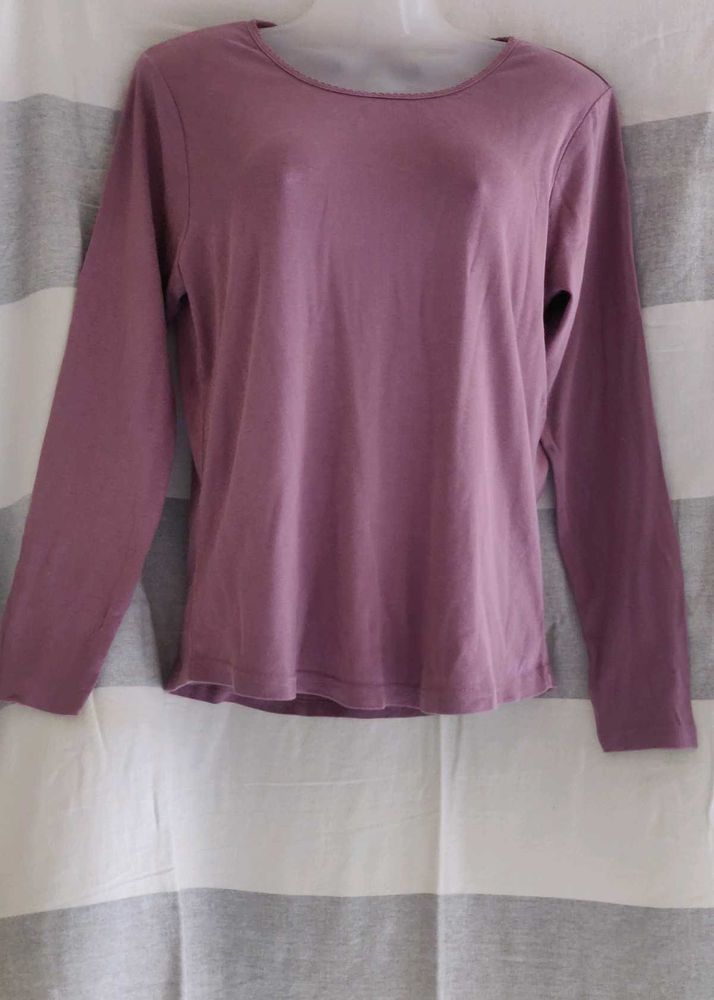 Mauve Long Sleeve Top