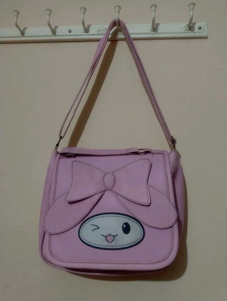 Pink Smiley Bag