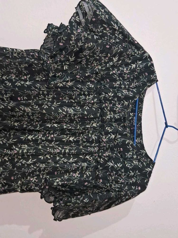 Floral Print Mini Dress