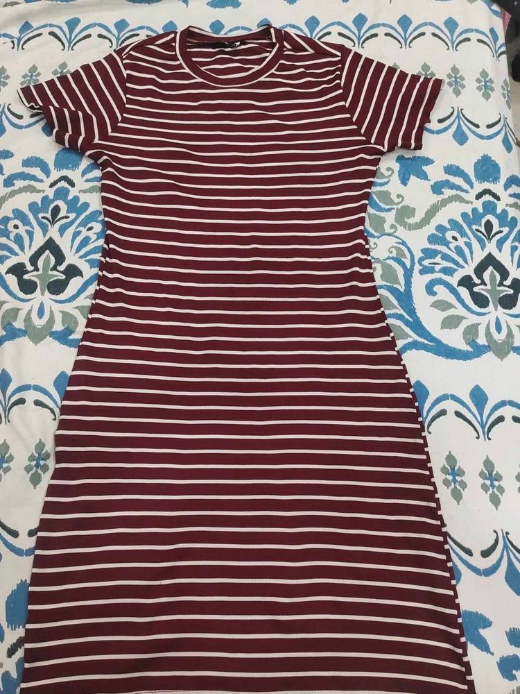 Striped T-Shirt Dress
