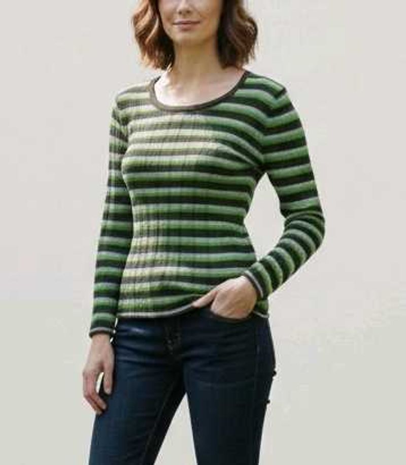 Striped Long Sleeve Sweater