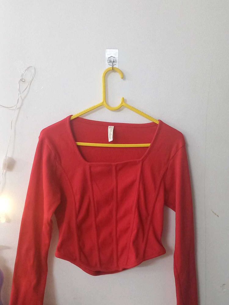 Red Corset Top