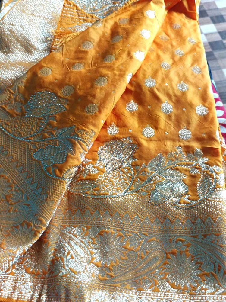 Banarasi Silk Saree Blouse 44