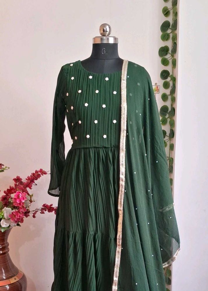 Long Gown With Dupatta