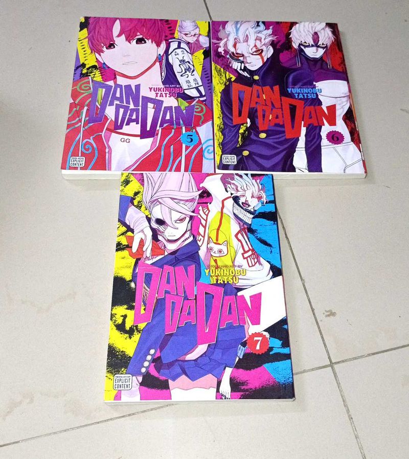 Dan Da Dann Manga Set - Volumes 5, 6 7