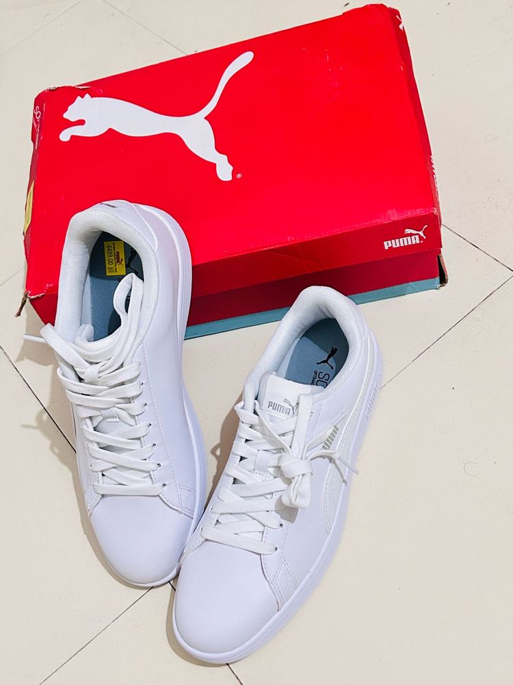 Original Puma White Sneakers - Size [UK9]