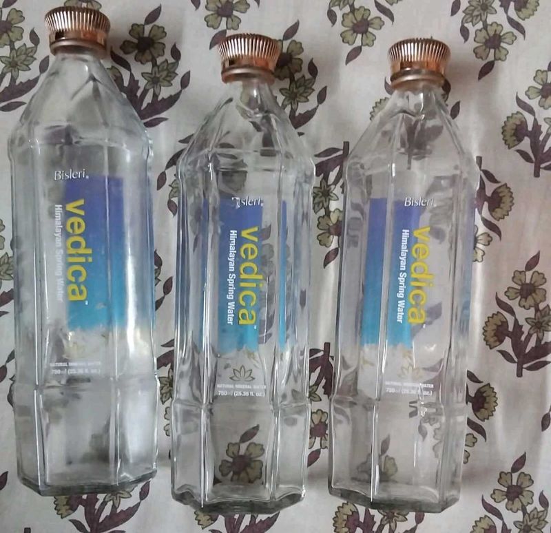 VEDICA Glass Water Bottle