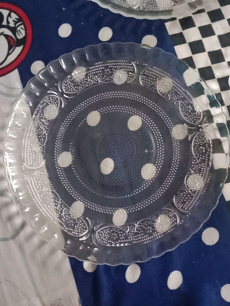 6  Plate Kanch Ki