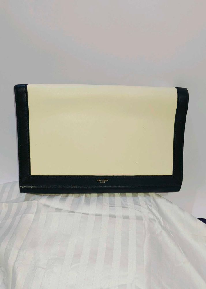 Saint Laurent Bi-Color Clutch