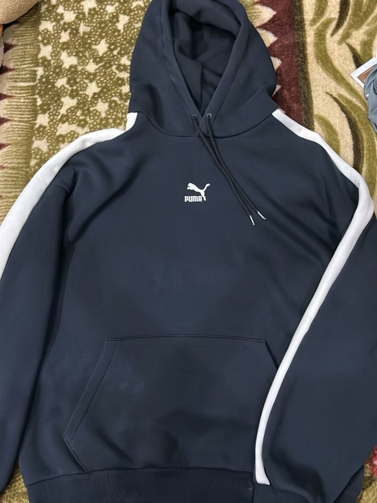 Puma Hoodie original with White Stripes