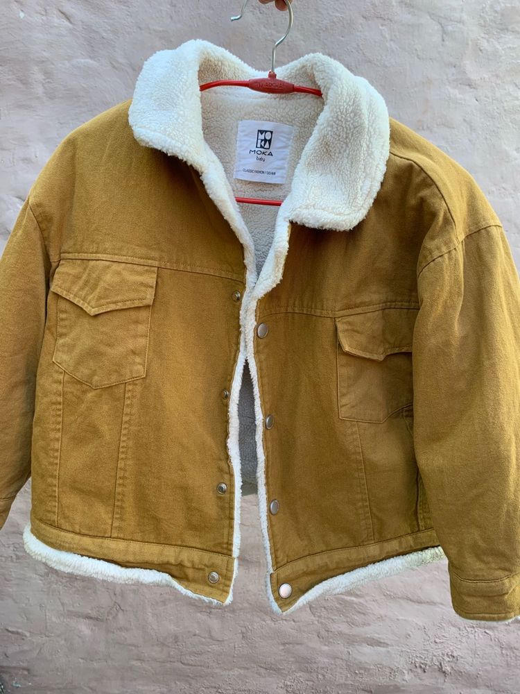 Stylish Sherpa Collar Jacket